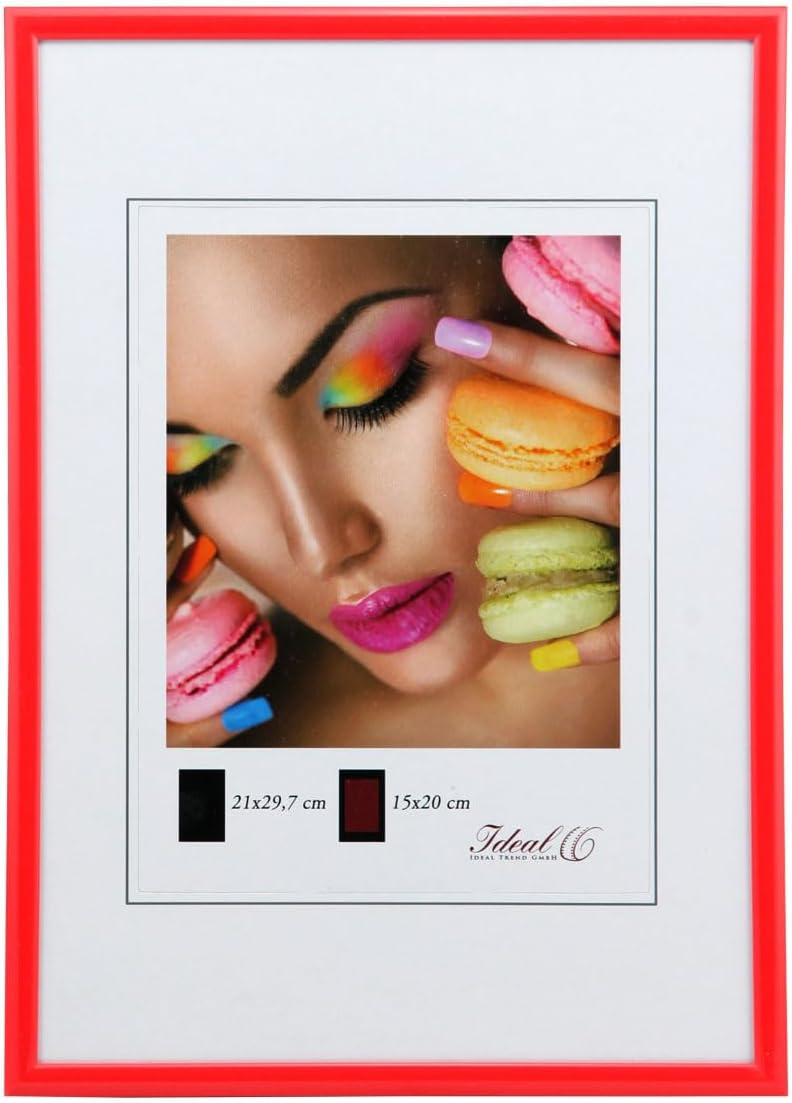 IDEAL TREND New Lifestyle Set Bilderrahmen Wanddeko Collage Poster Rahmen 2er 3er 5er Pack: Farbe: 2