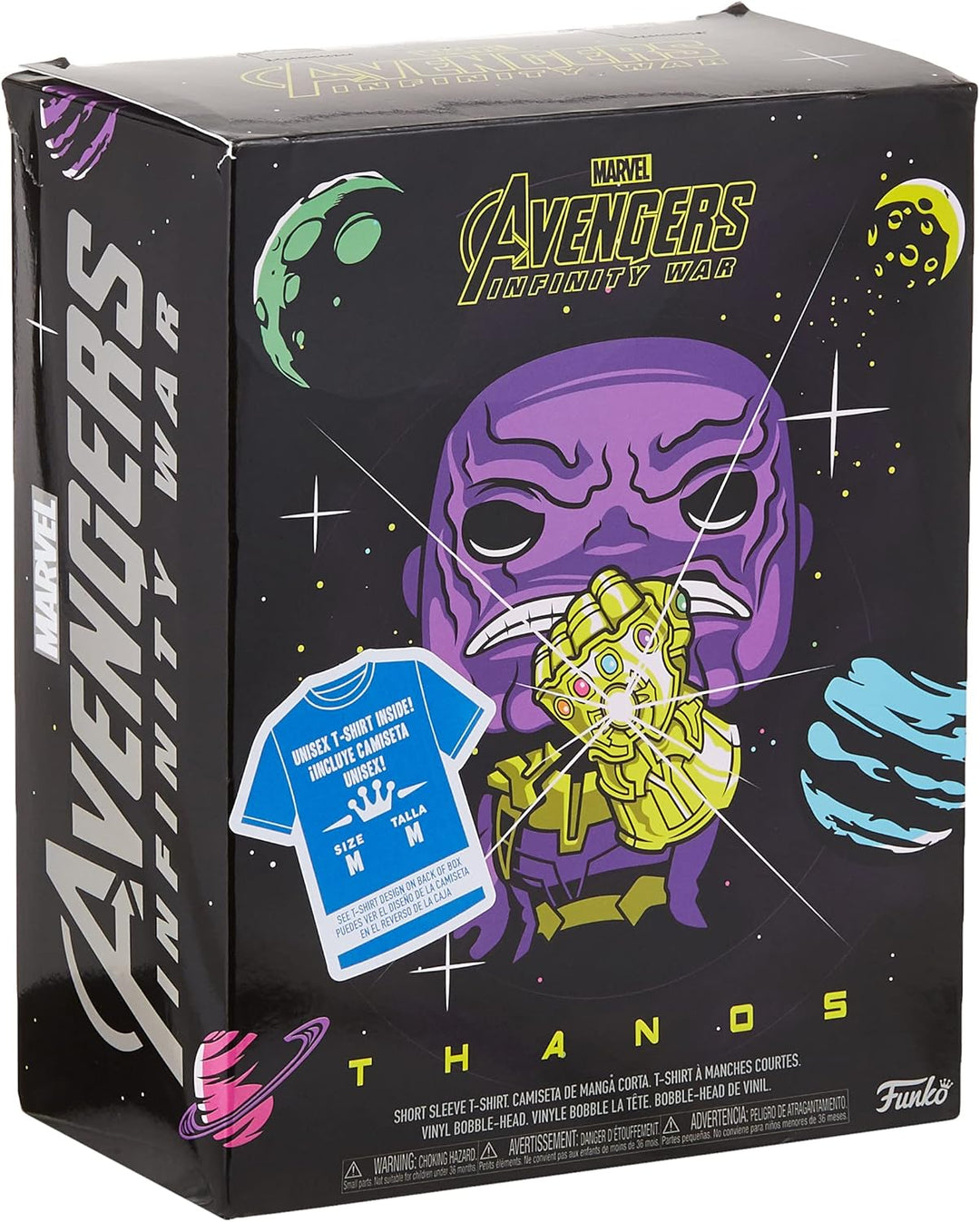 Marvel - Boxed T-Shirt Pop + Pop - Infinity War Thanos (M)