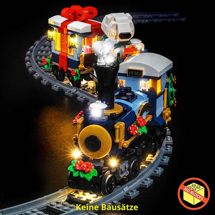 Led Licht Set Kompatibel mit Lego Holiday Express Train 10361 (Kein Modell), Dekorationsbeleuchtungs