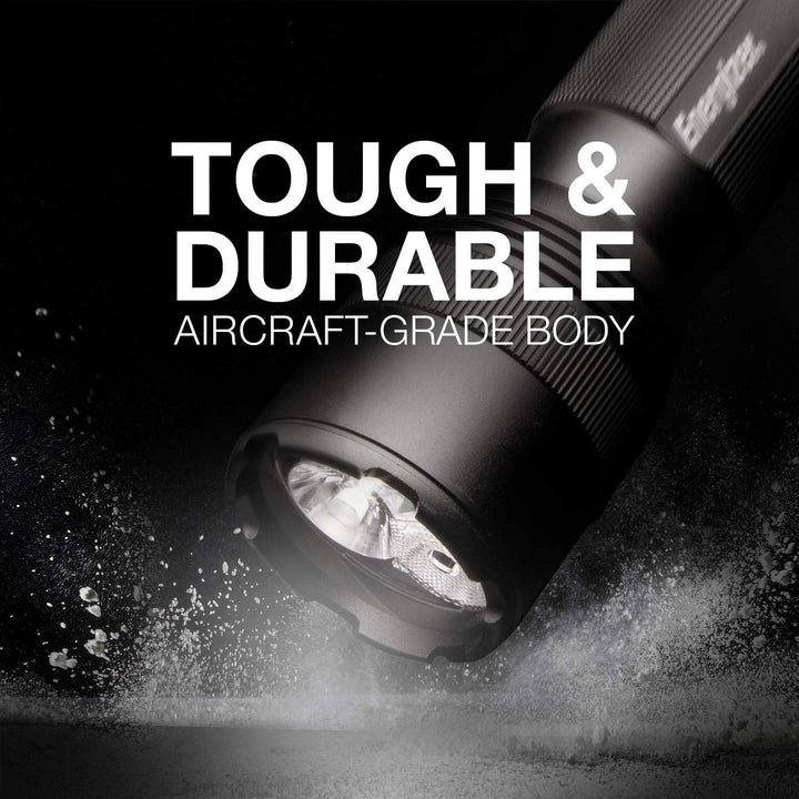 Energizer LED Taschenlampe, TAC 1000, Extrem Hell für Haushalt, Outdoor und Notfall, Batterie Enthal