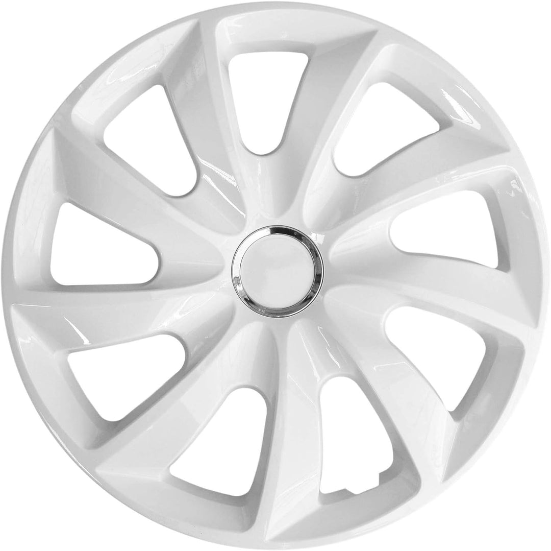 4× Radkappe NRM -STIG- Weiss, 17"