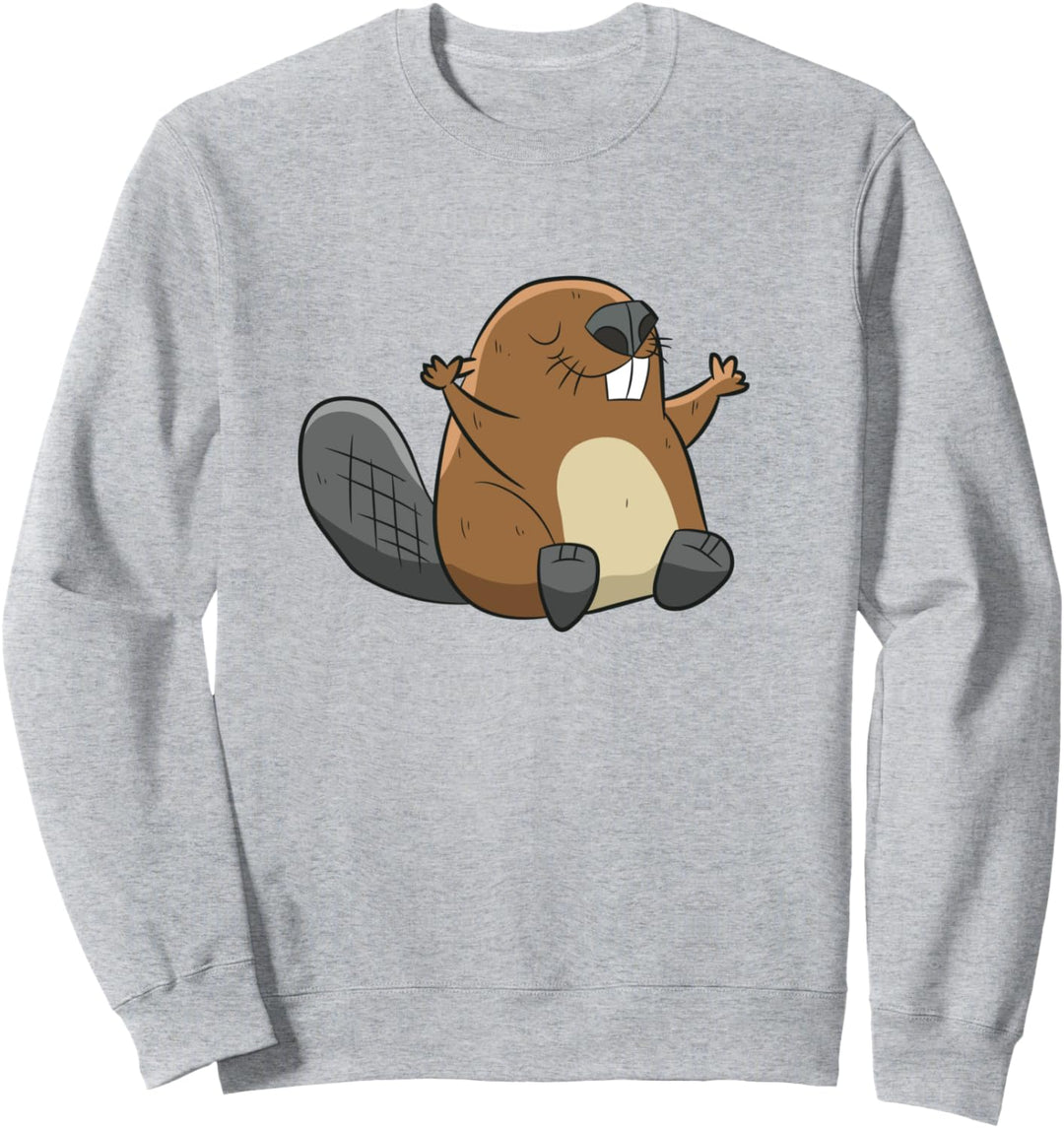 Nagetier Biber Geschenk Biber Kostüm Süsser Biber Sweatshirt
