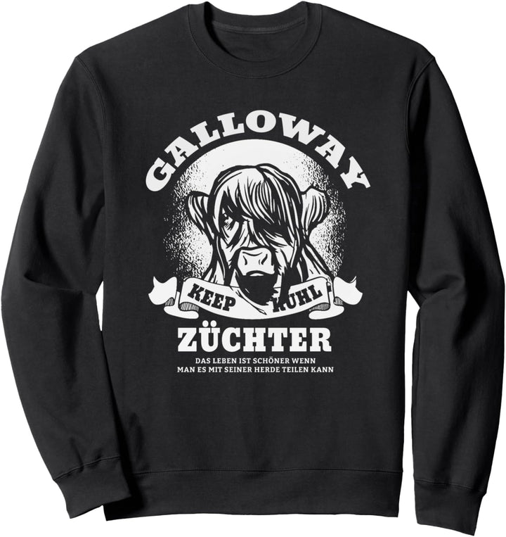 Galloway Kuh I Cattle Rinder Kühe Sweatshirt