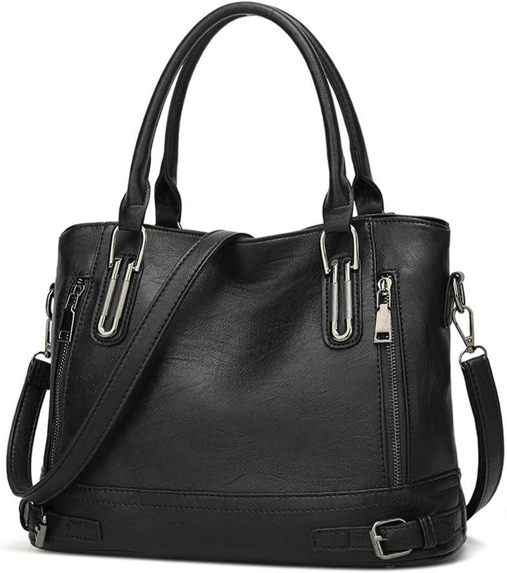 BUKESIYI Damen Tasche Handtasche Umhängetasche Schultertasche Frauen Kulturbeutel Weekender Klein PU