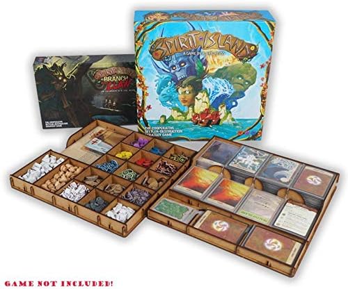 docsmagic.de Organizer Insert for Spirit Island Box - Einsatz, Spirit Island