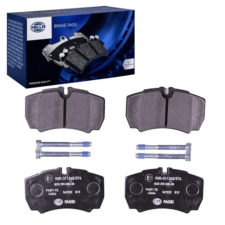 HELLA PAGID 8DB 355 005-381 Bremsbelagsatz - C4064 - Dicke/Stärke: 20.3mm - Bremssystem: Brembo - fü