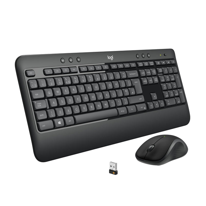 Logitech MK540 Advanced Kombi – Kabellose Tastatur und Maus für Windows, Deutsche QWERTZ-Tastatur –