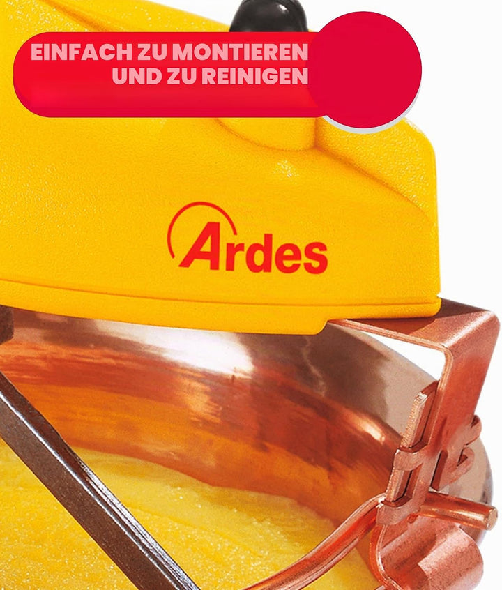 ARDES - AR24AM80 Kupferkessel Durchmesser 28cm Mischer für Marmelade Polenta, Ardes Mischerkessel mi
