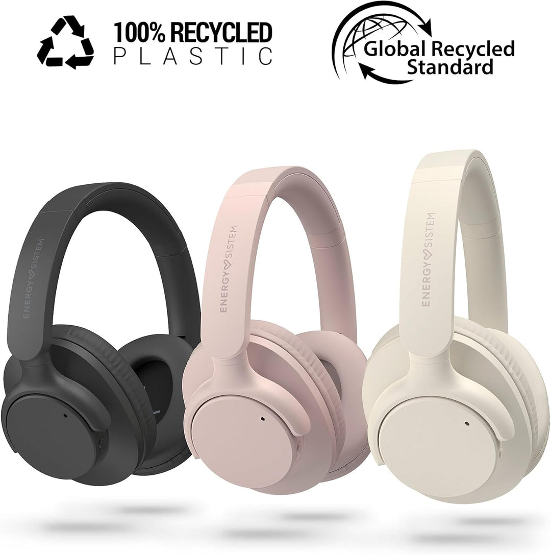 Energy Sistem RadioPlay Bluetooth-Kopfhörer (recycelter Kunststoff, Bluetooth 5.4, 20 Stunden Akkula