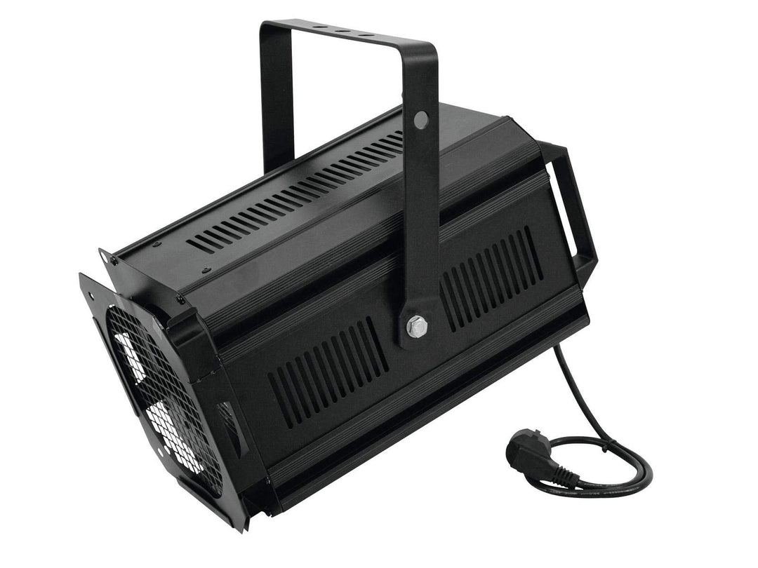 EUROLITE Theatre Spot 650/1000 Fresnel schwarz | Theaterscheinwerfer für Halogenlampe mit 650 oder 1