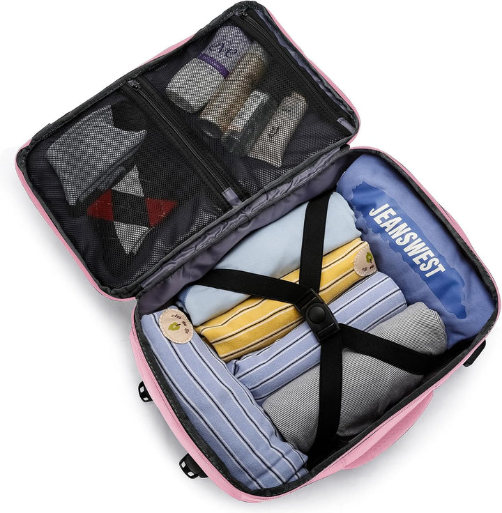 Handgepäck Rucksack 40x20x25 für Ryanair Klein Reiserucksack für Damen Handgepäck Flugzeug Rucksack
