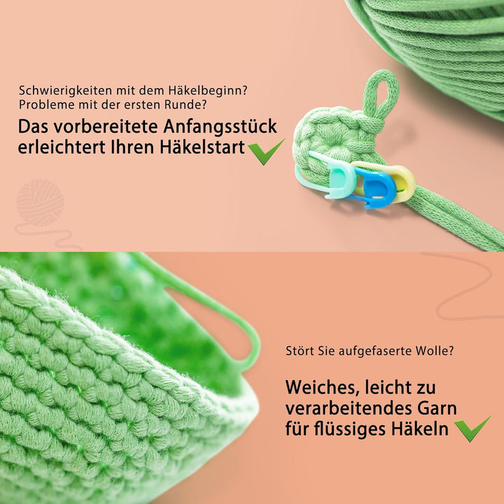 CrochetBox Komplettes Häkelset für Anfänger, Shiba Inu Häkelset, Video-Tutorial einbeziehen, Anleitu