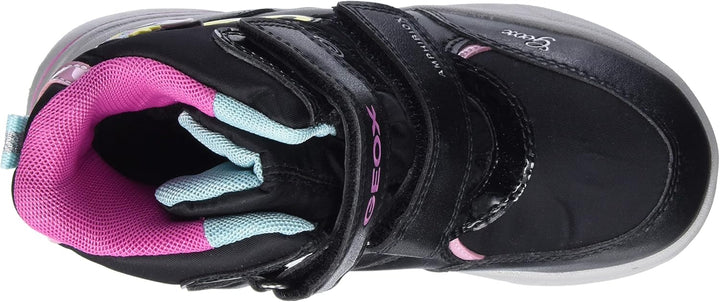 Geox Mädchen J Sveggen Girl B ABX Stiefeletten 27 EU Black Multicolor, 27 EU Black Multicolor