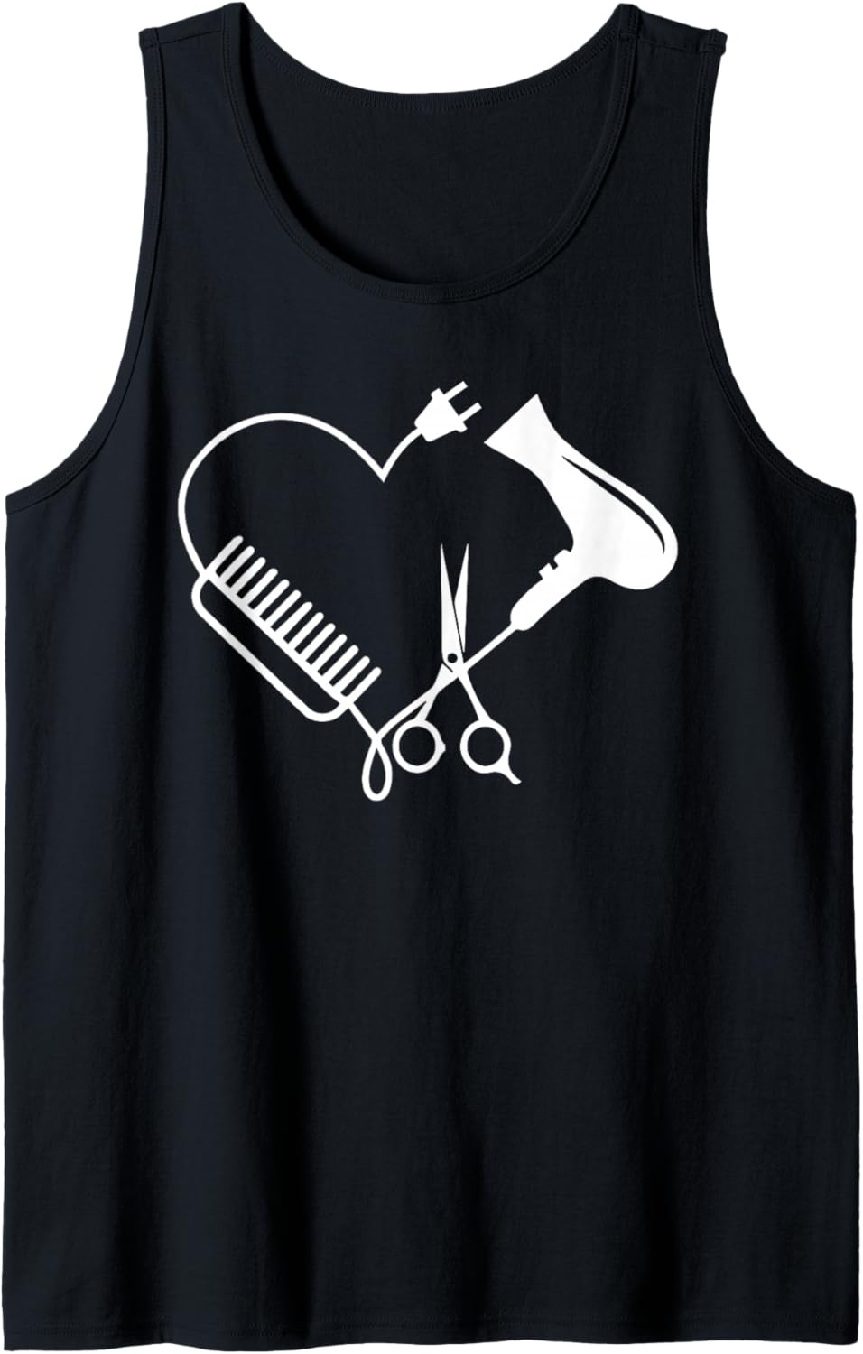 Friseurin Friseur Salon Barber Hairstylist Frisör Geschenk Tank Top