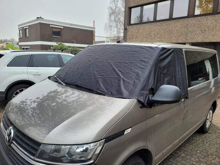 BREMER SITZBEZÜGE Frontscheibenabdeckung kompatibel mit VW T5 T6 T6.1 Wohnmobil Abdeckung Sonnenschu