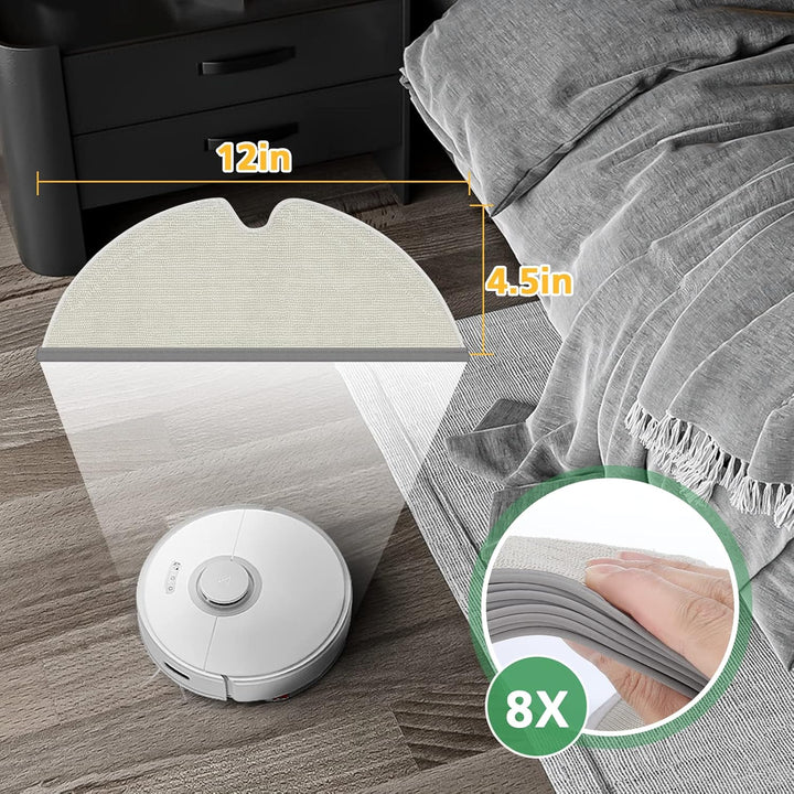 8 Stück Q7 Wischtücher -Ersatz Wischtuch für Xiaomi Roborock Q7/Q7+/Q7 MAX /Q7 MAX+ S5 S50 S51 S55 S