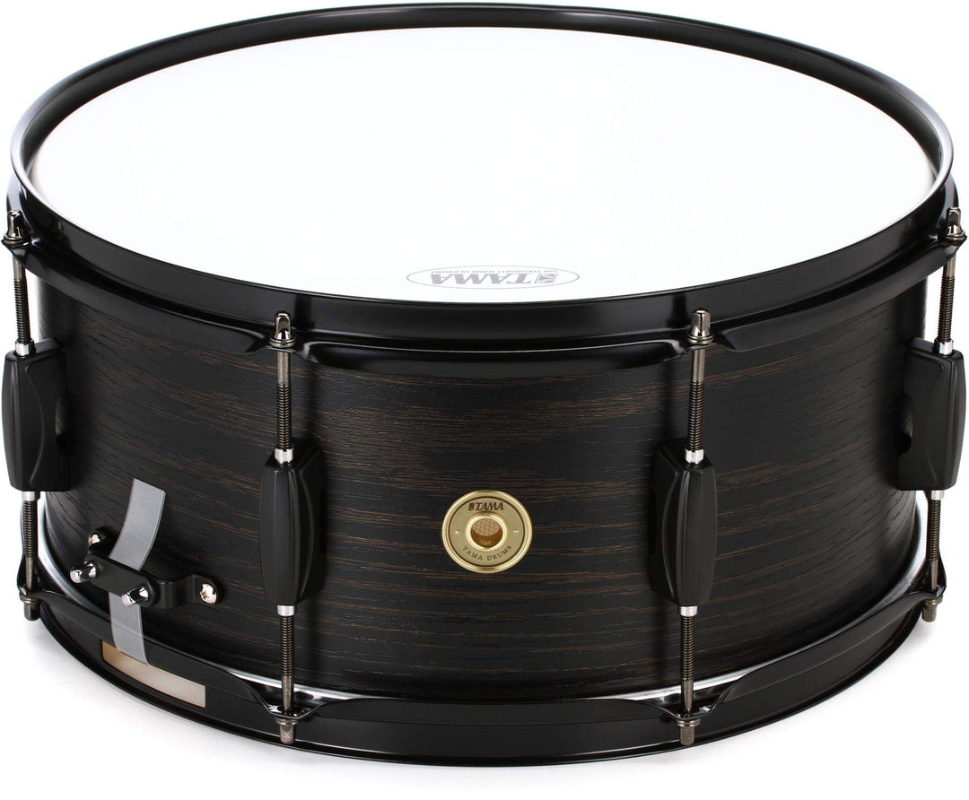 TAMA WP1465BK-BOW Snare Drum - 6.5" x 14" - Black Oak Wood
