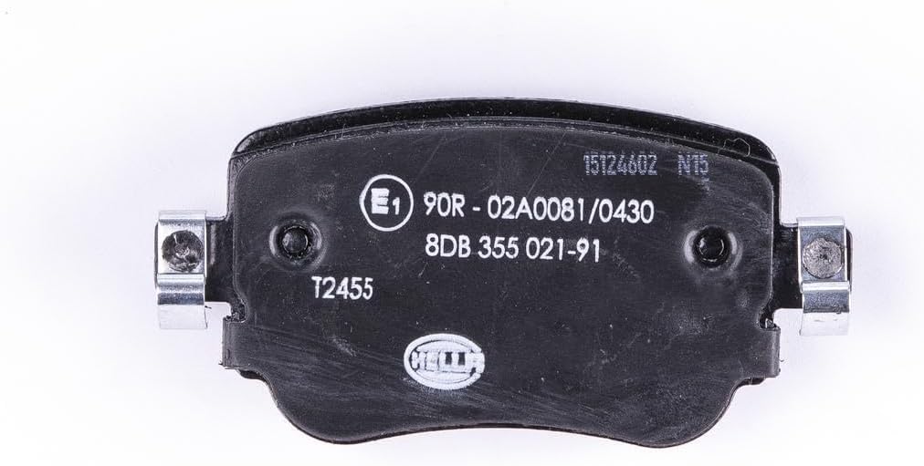 HELLA PAGID 8DB 355 021-911 Bremsbelagsatz - T2455 - Dicke/Stärke: 17.5mm - Bremssystem: TRW - nicht