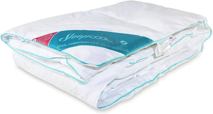 SleepCOOL Temperaturregulierende Bettdecke 155cmx220cm (490g) - COOL.XPRESSION - Leichte, atmungsakt