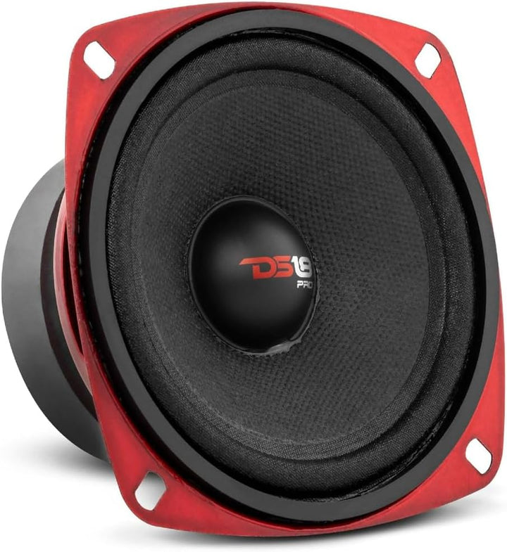 1 KIT-Set FÜR DS18 PRO-X4M 10 cm 100 mm Mitteltöner mit 4 Zoll Durchmesser, 100 Watt RMS und 200 Wat