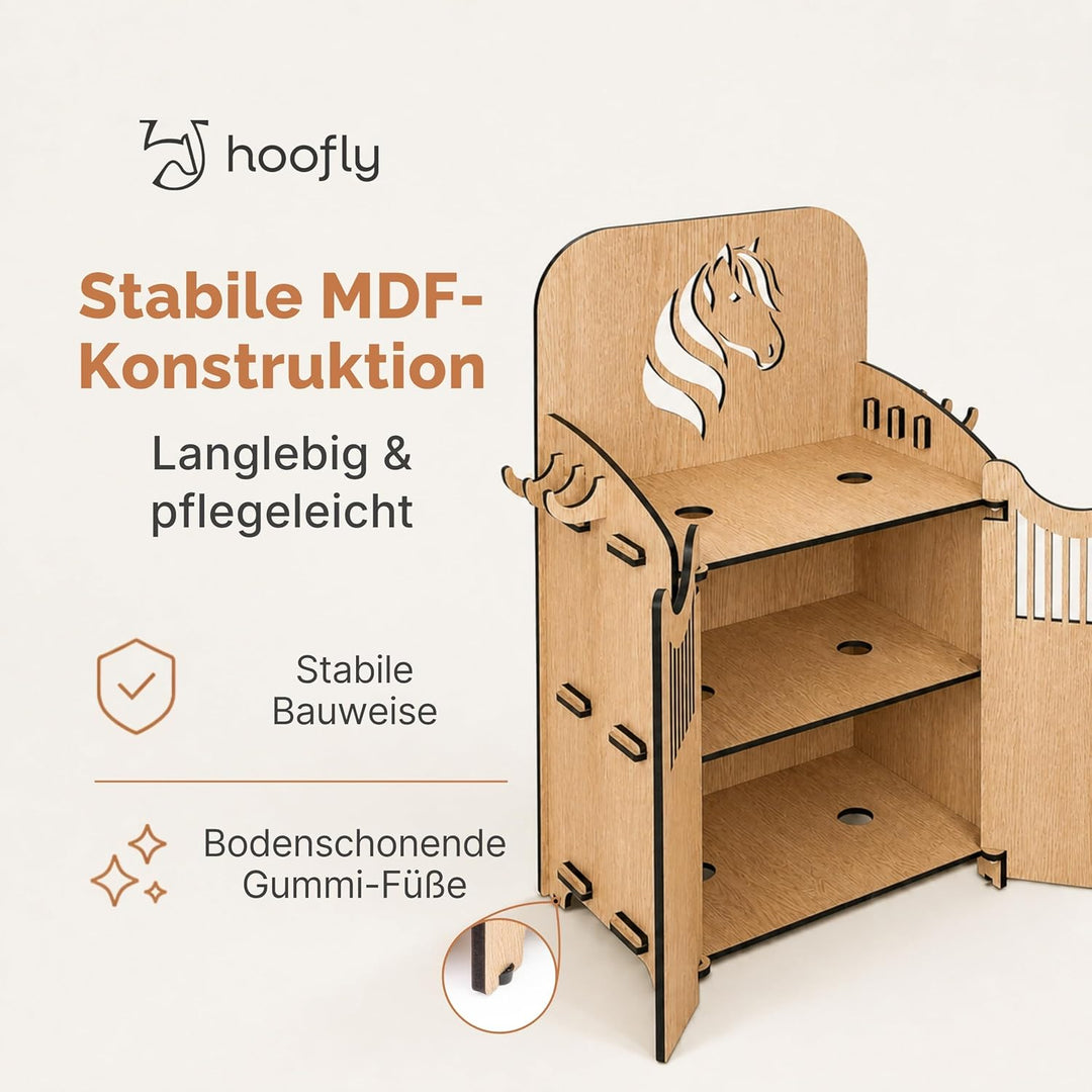 Hobby Horse Stall 2 Pferde – Praktische Halterung für Steckenpferde | Hochwertiger Hobby Horsing Pfe