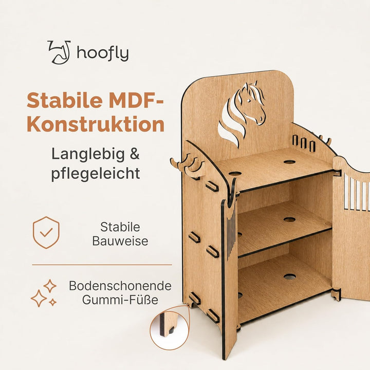 Hobby Horse Stall 2 Pferde – Praktische Halterung für Steckenpferde | Hochwertiger Hobby Horsing Pfe