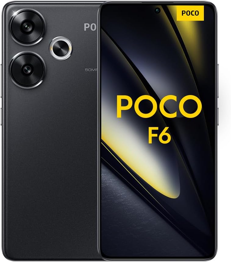 Poco F6 Smartphone, 12+512GB Handy ohne Vertrag, 120Hz 6,67'' Flow AMOLED, 50MP OIS Zweifach-Kamera,