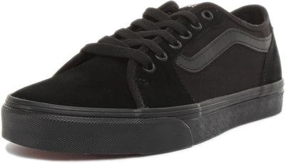 Vans Herren Filmore Decon Seasonal Sneaker 41 EU Suede Canvas Black Black, 41 EU Suede Canvas Black