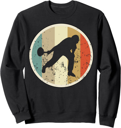 Stockschiessen Eisstocksport Eisstockschiessen Retro Vintage Sweatshirt