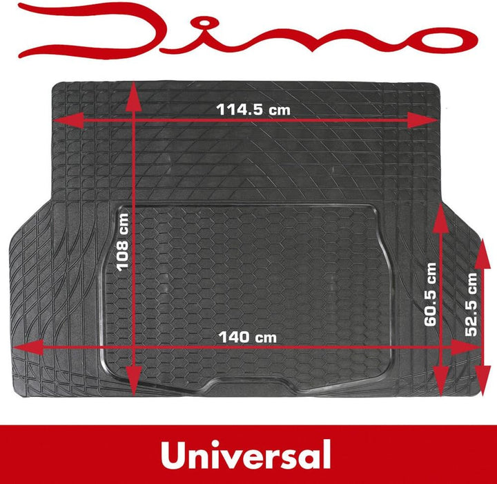 Dino KRAFTPAKET Kofferraummatte universal zuschneidbare Gummimatte Antirutschmatte universeller Koff
