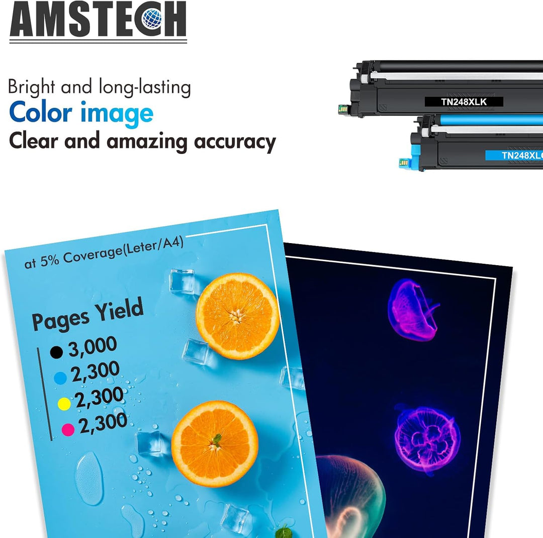 MFC-L3760CDW TN248XL TN248 TN-248 Toner: Kompatible für Brother MFC-L3740CDW TN-248XL TN 248XL DCP-L