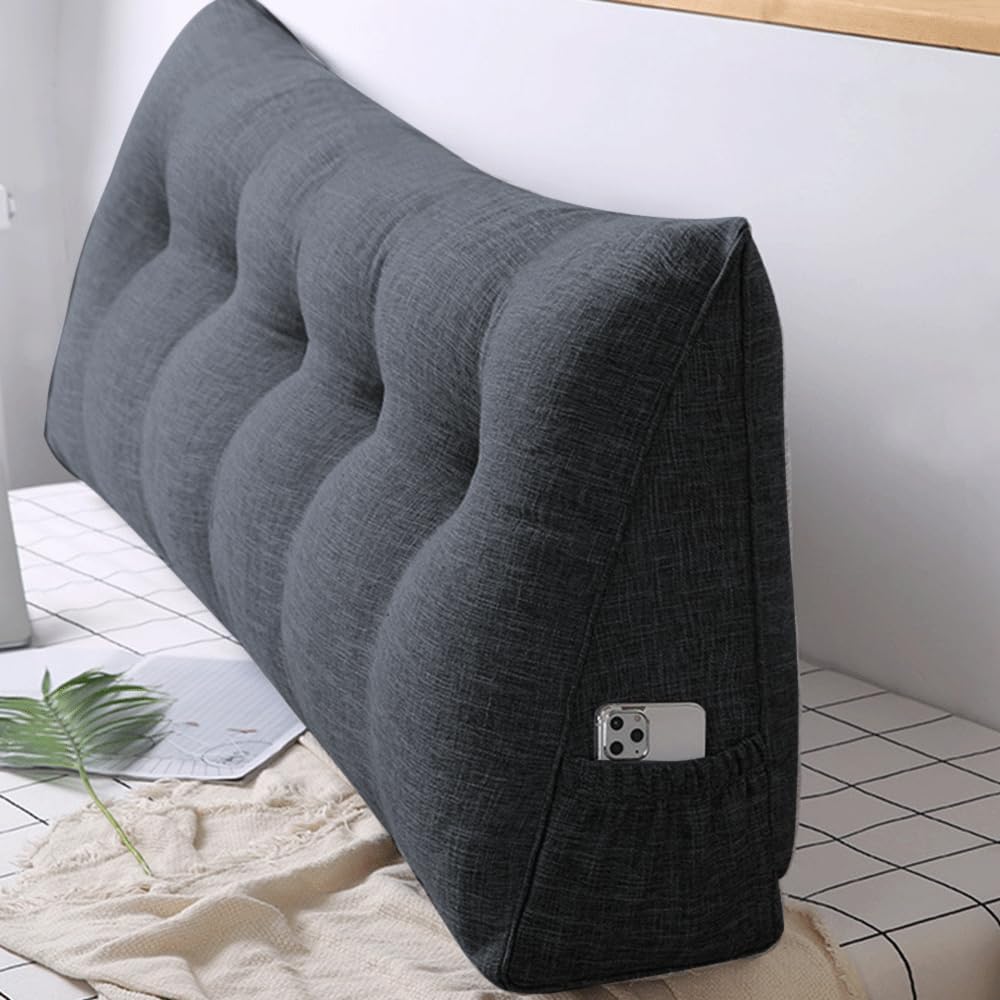 OHMG Rückenkissen, Lesekissen für Bett und Sofa, 200cm-Komfortables Wandkissen Bett, Bietet Optimale