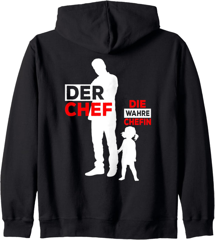 Vater Tochter Partnerlook Vatertag Papa Tochter Kapuzenjacke