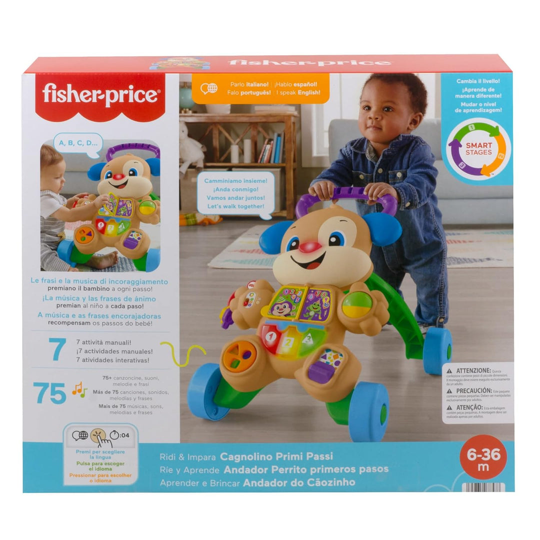 Fisher-Price Lachen und Lernen Lauflernhilfe für erste Schritte, Lauflernhilfe mit Lichtern und Gerä