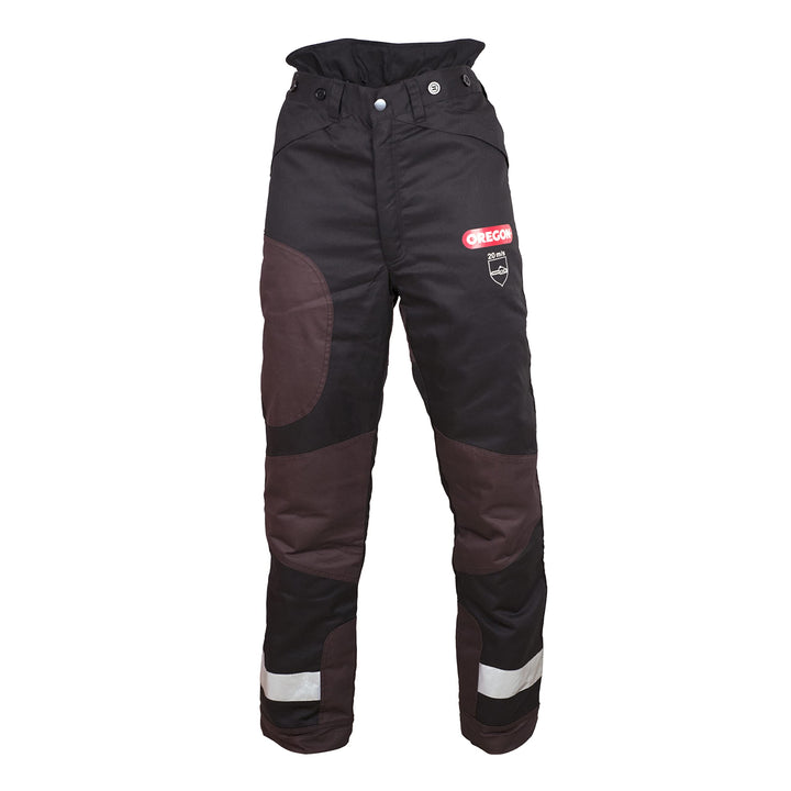 Oregon Yukon+ Typ A Klasse 1 (20 m/s) Schnittschutz-Bundhose Schwarz, PSA Schutzausrüstung, Grösse 3