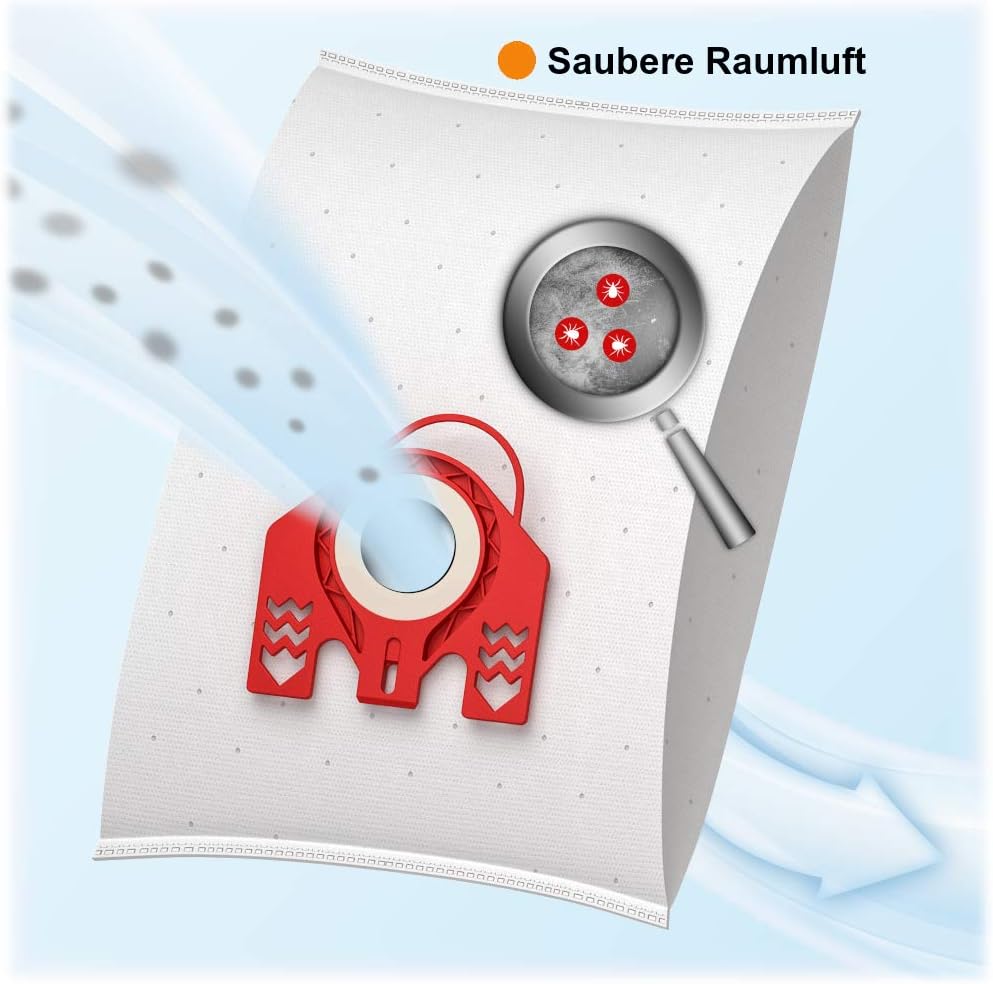 McFilter I 20 Staubsaugerbeutel geeignet als Alternative für Swirl M 50 Staubbeutel, Beutel-Typ MSM