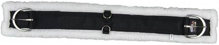 HKM Western Softoprensattelgurt -Teddy- Schwarz Länge 70 cm, Schwarz Länge 70 cm