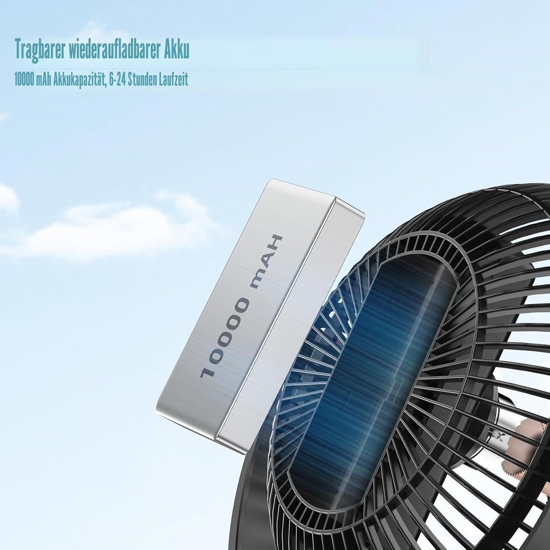 ATEngeus USB Ventilator, Handventilator Ventilator Klein Ventilator USB Mini Ventilator 4 Geschwindi