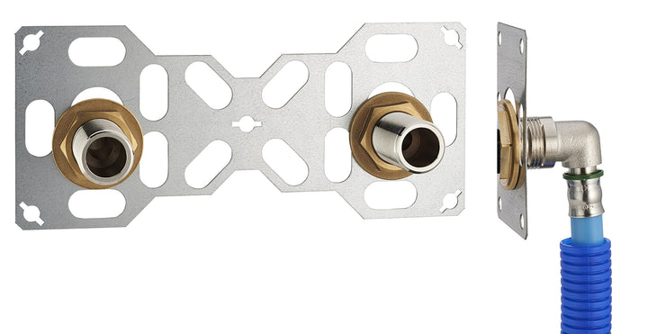 FIXSYSTEM Doppelwandausgang PER zum Crimpen Ø16 für Dusche/Badewanne PER à sertir - Ø16, PER à serti