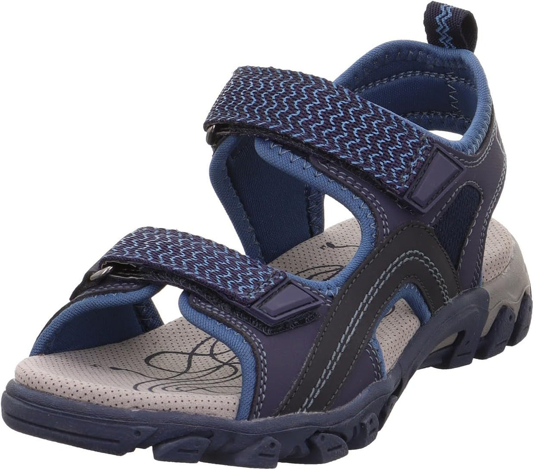 Superfit Jungen Hike Sandalen 27 EU Blau 8008, 27 EU Blau 8008