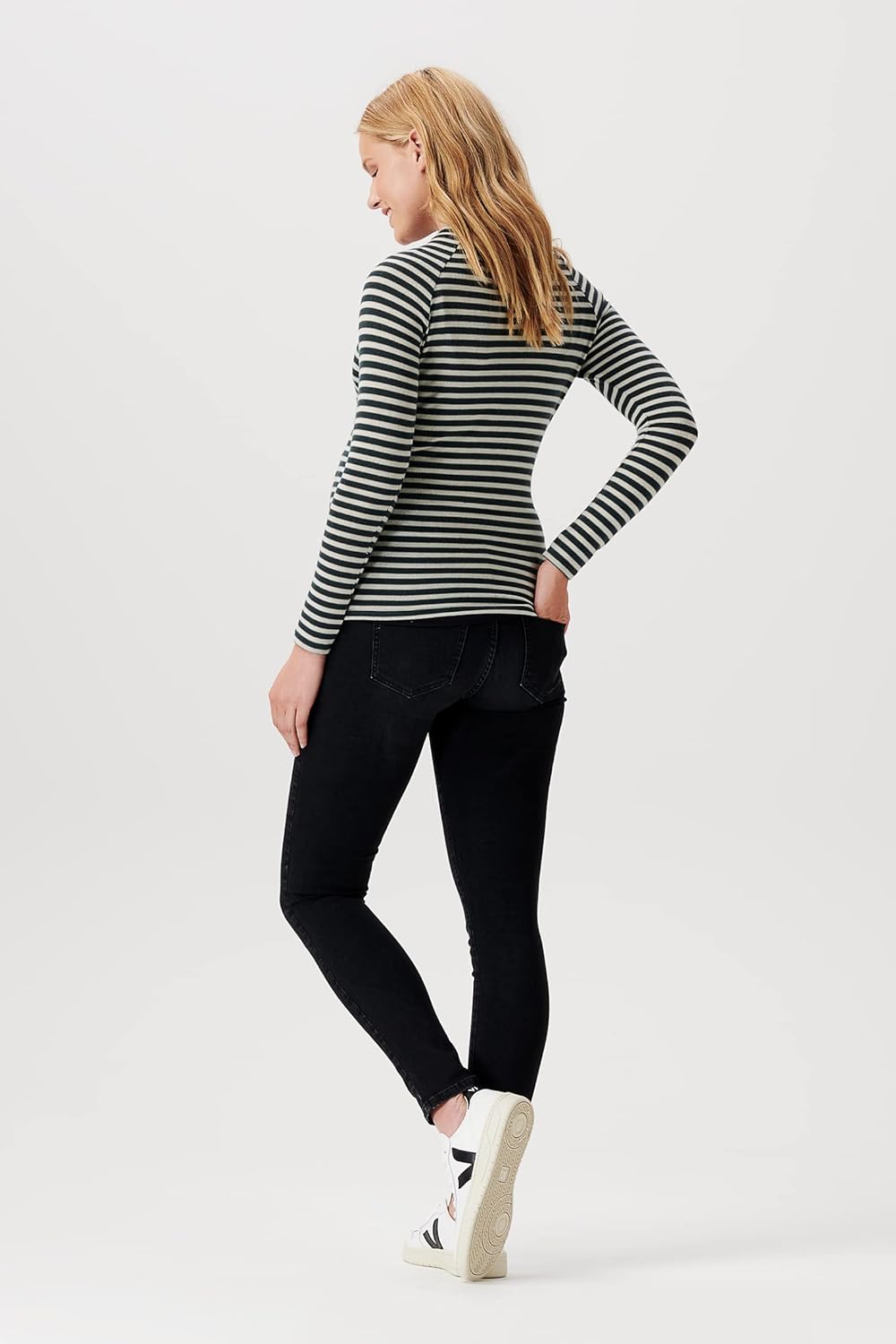 Noppies Damen Top Pomeroy Nursing Long Sleeve T-Shirt 34 Green Gables, 34 Green Gables