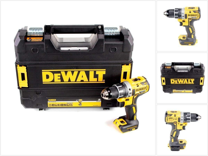 Dewalt 18 Volt 2-Gang Akku Bohrschrauber DCD791NT (kraftvolles 2-Gang Vollmetall-Getriebe, bürstenlo