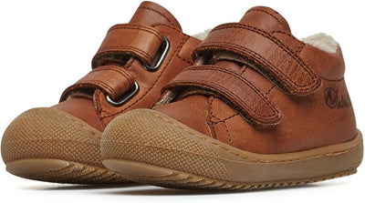 NATURINO Lauflernschuhe mit Wollfutter, Cognac