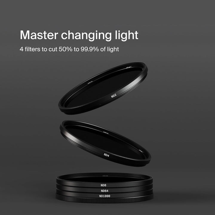 Urth 95 mm ND2, ND4, ND8, ND64, ND1000 ND Filter Kit (Plus+) 95mm, 95mm