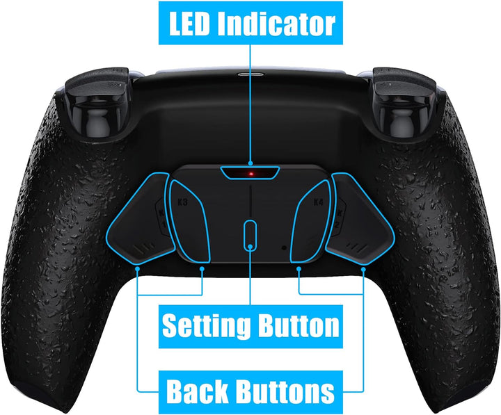 eXtremeRate Programmierbar RISE4 Remap Kit für ps5 Controller BDM-010/020,Remap Board&Rückplate Gehä