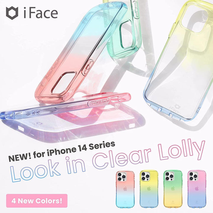 iPhone 14 Look in Clear Lolly Case [Lemon Sapphire] iPhone 14 Lemon Sapphire, iPhone 14 Lemon Sapphi