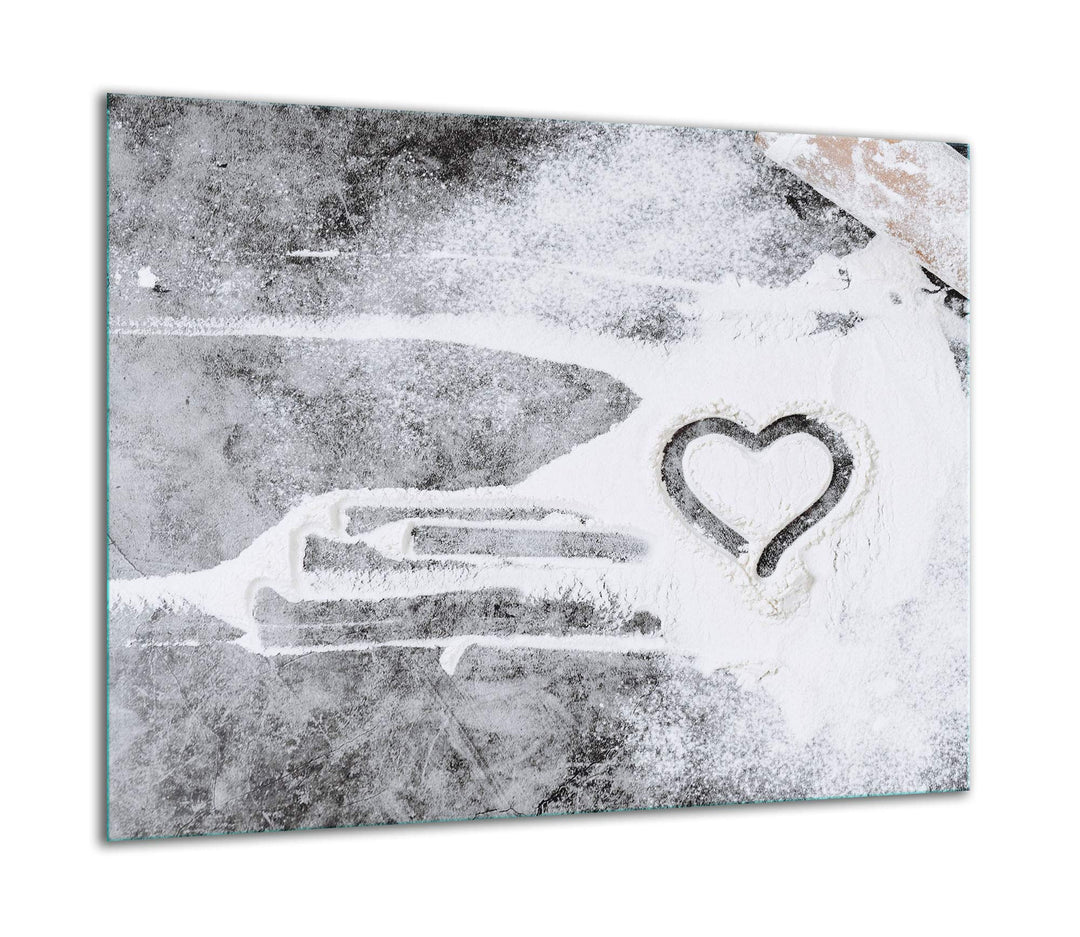 TMK ArtDeko Herdabdeckplatte 1 Teilig 60x52 cm - Spritzschutz Herdabdeckung – Herdschutz aus Sicherh