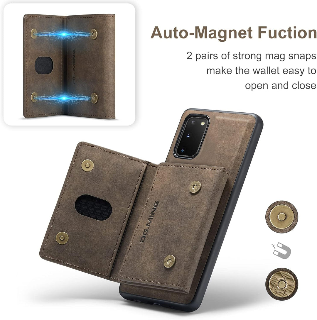 UDBKKDX 2 in 1 Handyhülle für Samsung Galaxy Z Fold 4, abnehmbare Brieftasche und magnetische Adsorp