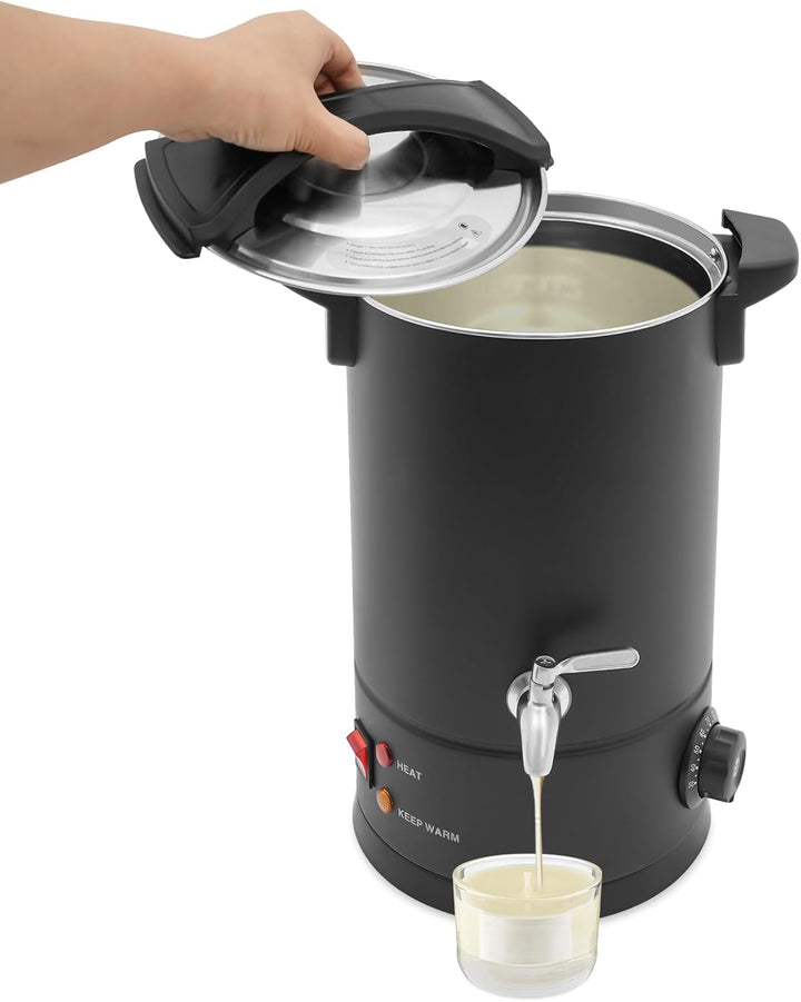 Cutycaty Wachsschmelzer für Kerzen 8L/10L/12L/15L Wachsschmelzgerät für Kerzenherstellung 1800W Elek