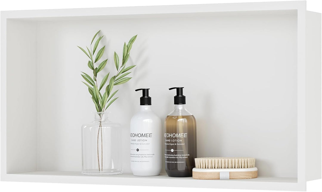 Neodrain Wandnische Dusche Edelstahl Eingebettete Duschnische Einzelregal Lagerung für Badezimmer 60